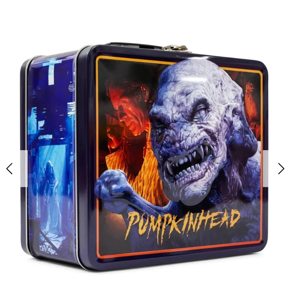 NEW Pumpkinhead Metal Tin Lunch Box.